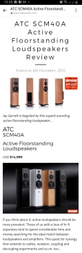 ATC SCM 40A - StereoNet review